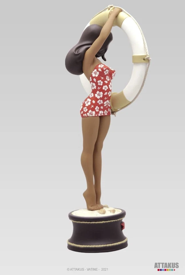 Figurine résine Yuku Leelee - collection Pin-Up - Made in France by ATTAKUS - Photo 3/4