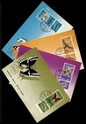 Israel 304-307, Butterflies Zegris Uarda Charaxes Jasius Phila Maximum Card 1965