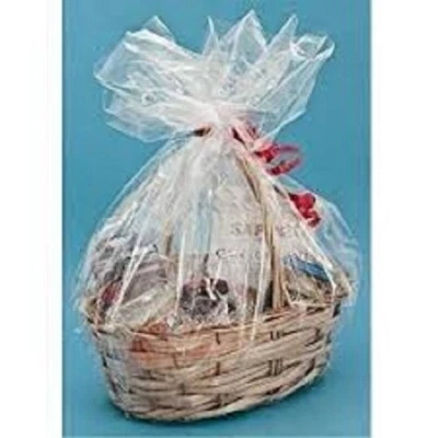 INGROCART 100x130 FOGLI CELLOPHANE TRASPARENTI REGALI DONI CESTI CONFEZIONE REGALO FESTE