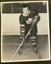 1941 NHL Hockey Vintage Type 1 Photo Toronto Maple Leafs HOFer Gordie Drillon