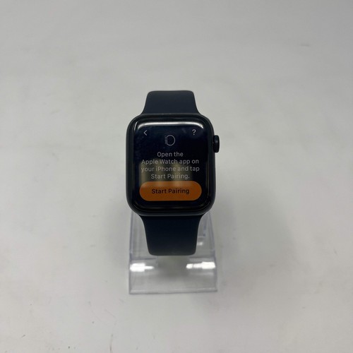 GPS Only Apple Watch SE 1st Gen 44MM Midnight Aluminum Black Sport Band A2727 - Zdjęcie 2 z 5