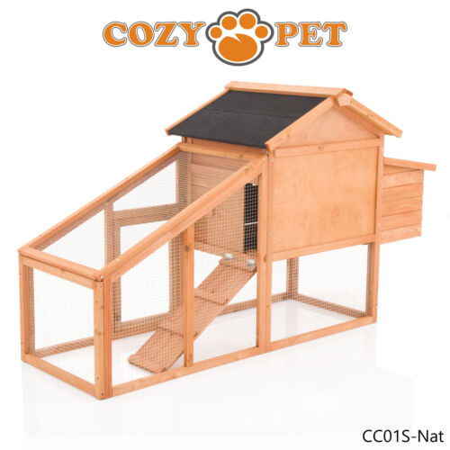 Chicken Coop Cozy Pet Deluxe Hen House Poultry Ark Rabbit Hutch Run Coup CC01S-N - Picture 8 of 12