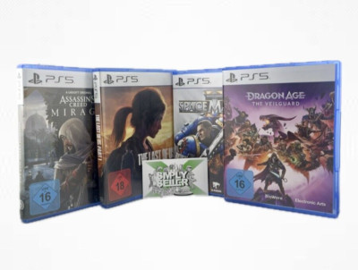   PlayStation 5 - PS5 Spielauswahl Elden Ring Demons Souls Spiderman GTA V   