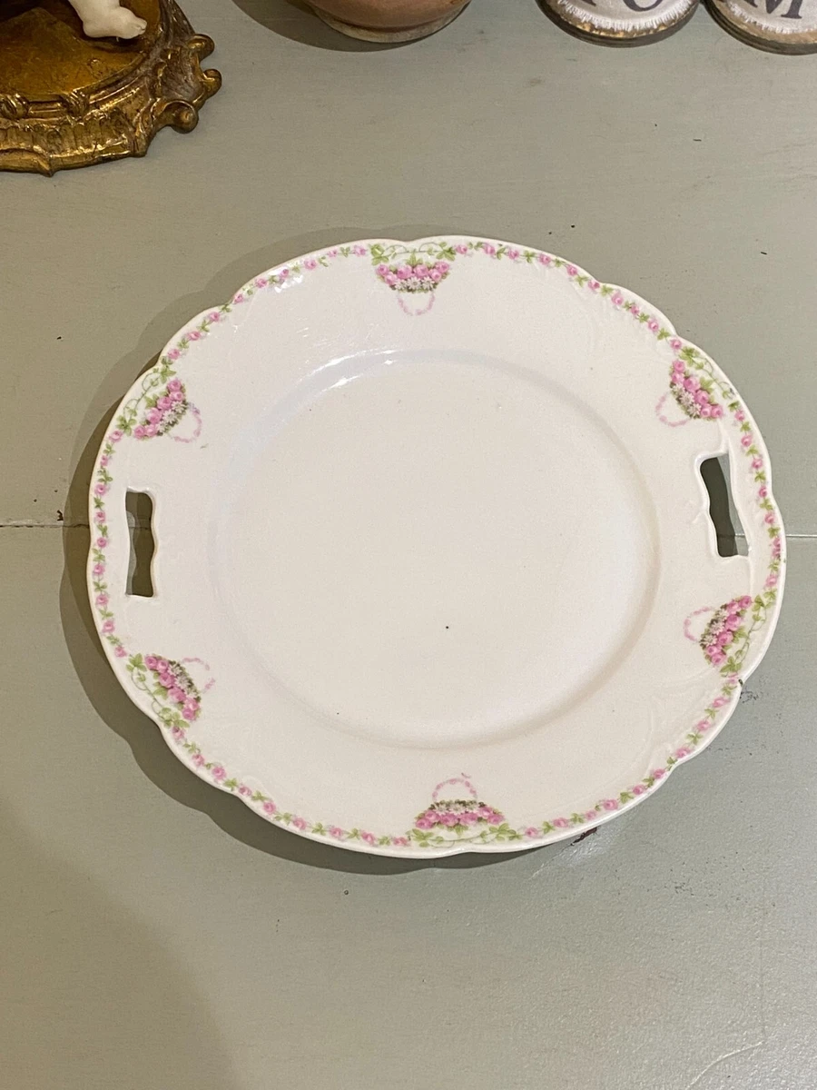 Plat à Tarte En Céramique Vintage Des Années 1920-1949, Multicouleur Brillant