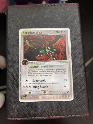 Pokémon TCG Aerodactyl Ex 94/100 Sandstorm Holo