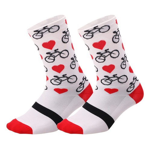 Cycling Riding Socks Mens Womens Bicycle Bike Sports Ankle Socks XC BMX MTB Red - Picture 38 of 53