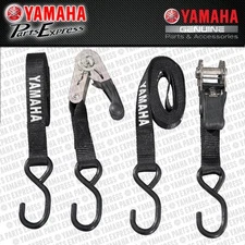 NEW GENUINE YAMAHA RATCHETING TIE DOWNS BLACK YZF YXZ YFZ R6 R1 ACC-0SS58-40-29