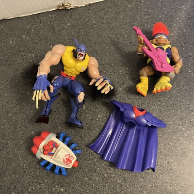 1997 Marvel X-Men Onslaught Wolverine Unleashed Toybiz Bone Claw Figure +Extras