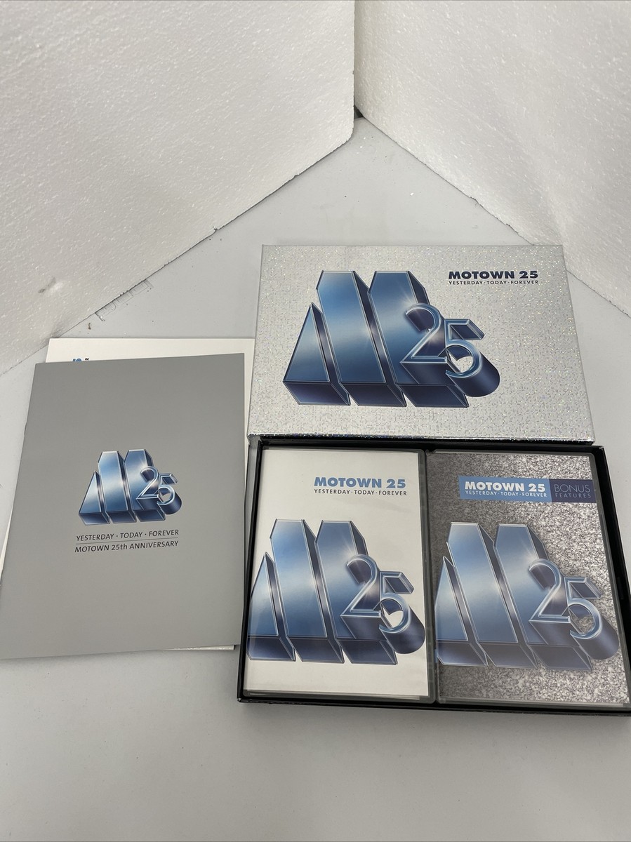 Motown 25 Yesterday Today Forever DVD Box Set W/ Booklet | eBay