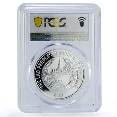 Laos 15000 kip Year of the Pig Fortune Lunar Calendar PR69 PCGS