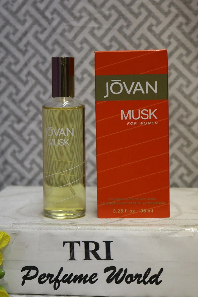 Jovan MUSK for Women Cologne Concentrate Spray 3.25 fl. oz. 96 ml
