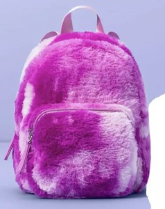 faux fur mini backpack