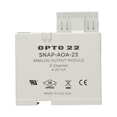 OPTO-22 SNAP-AOA-23 2-Channel 4-20 mA Current Loop Analog Output Module
