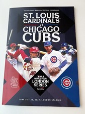 Chicago Cubs v Cardinals 2023 London MLB Programme Mint