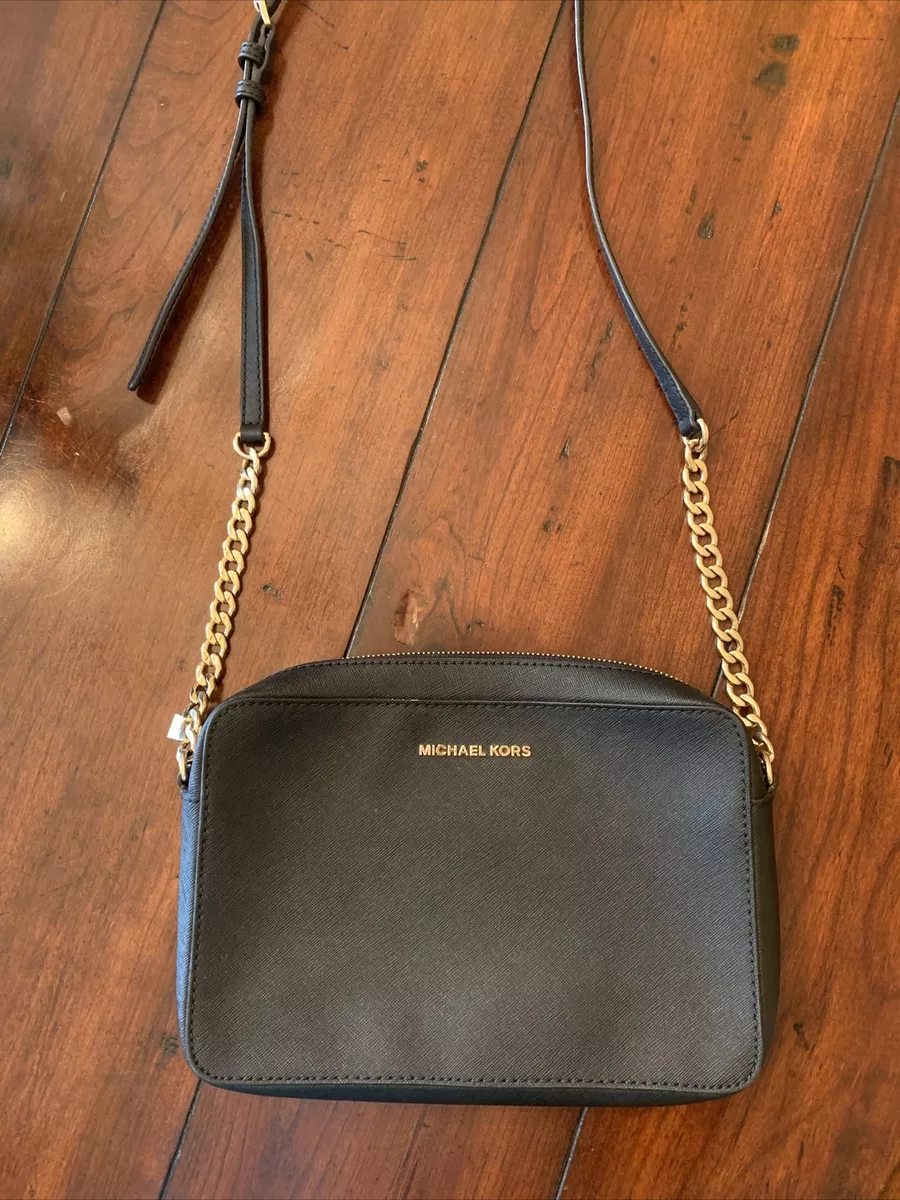 Michael Kors Jet Set Large Saffiano Leather Crossbody Bag – shopmixusa