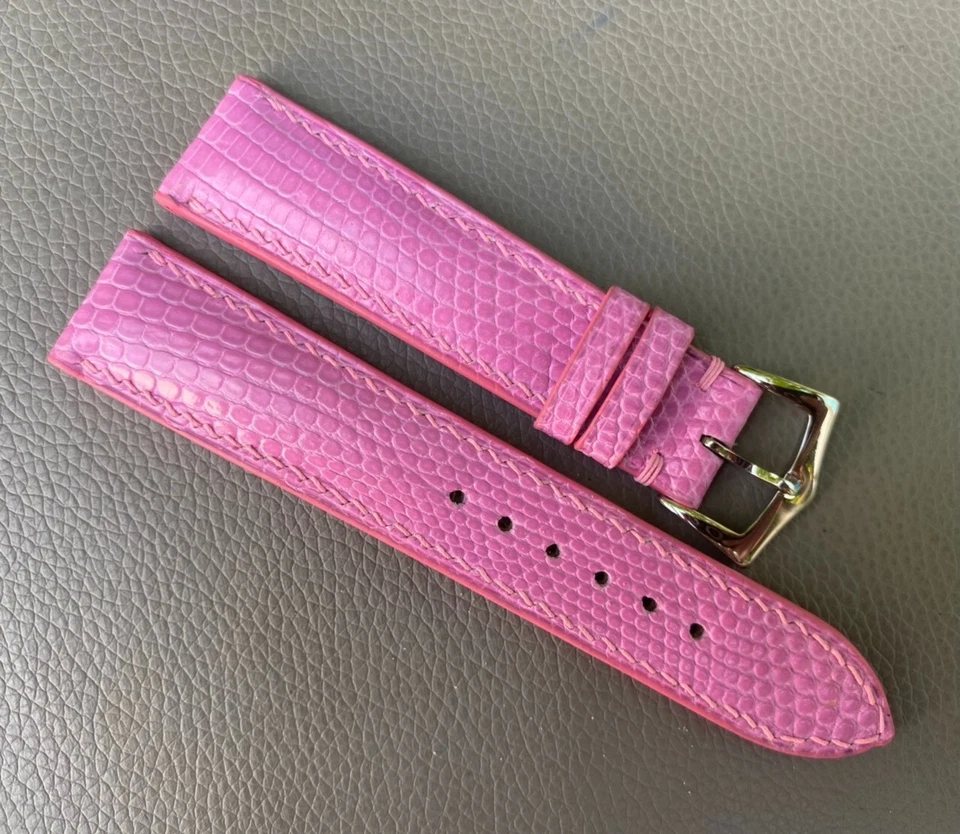 Genuine Lizard Leather Watch Strap Band Size 14 16 17 18 19 20 21 22 23 24 26mm - Image 2 of 4
