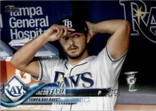 2018 Topps #426 Jacob Faria Tampa Bay Rays