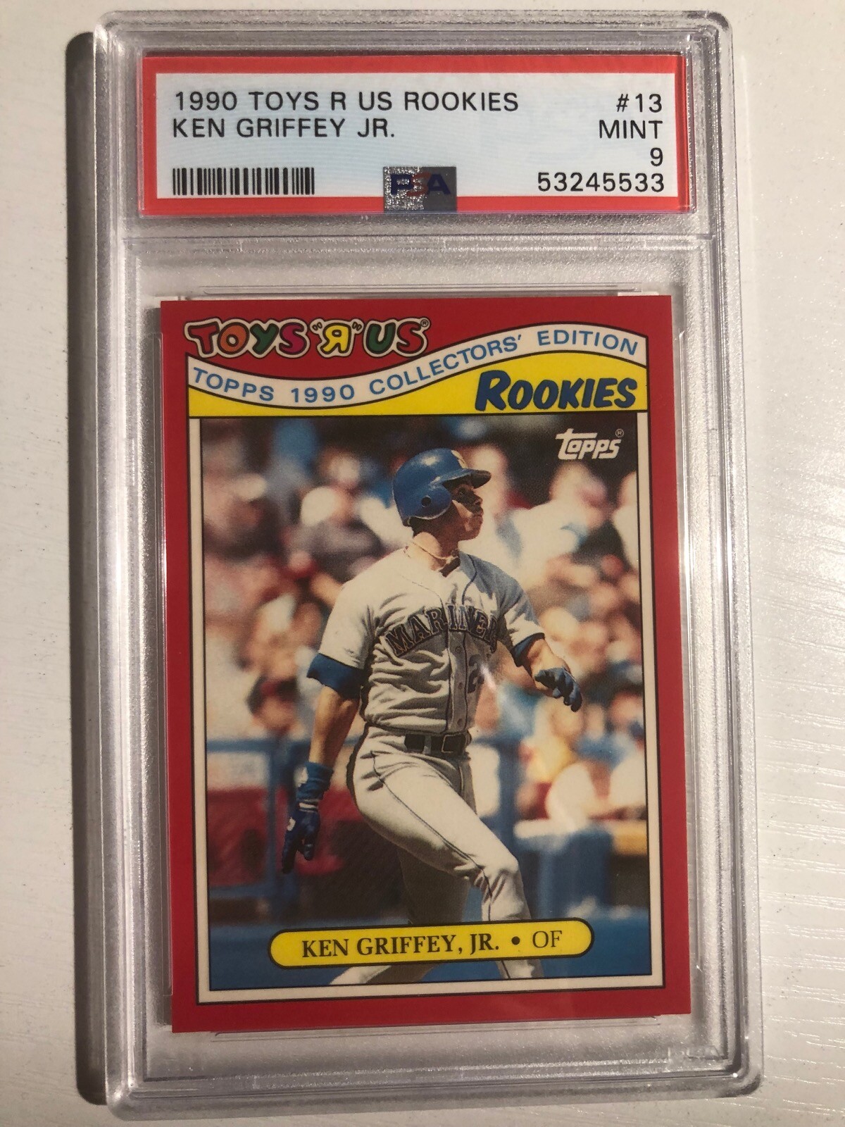 1990 Topps Toys R Us Rookies Ken Griffey Jr. Mariners 13 Mint PSA 9 | eBay