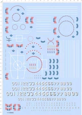 1/350 CVN-80 CVN-79 Gerald R. Ford-class aircraft carriers Markings Water Decal