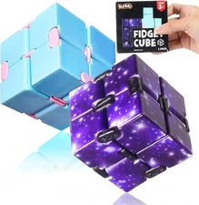 Infinity Cube Fidget Toy 2pk | Stimulating & Engaging Fidget Toy | Teen Boy Toys