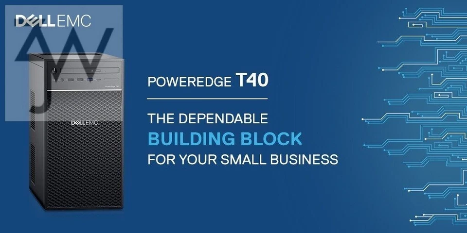 Servidor Dell EMC PowerEdge T40 i5-9500 32 GB RAM 1 TB SSD Windows 10 Pro WiFi