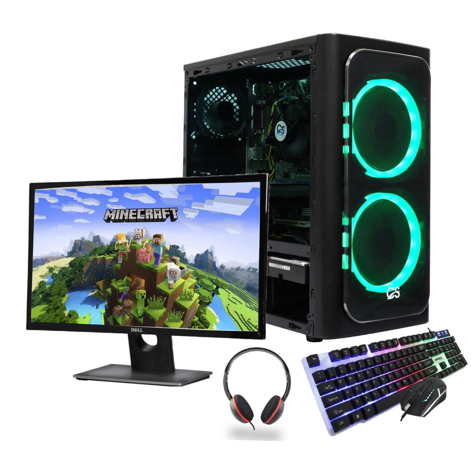 Gaming PC Bundle Core i5 4th Gen 16GB RAM 240GB SSD+1TB HDD 2GB GT730  Windows10