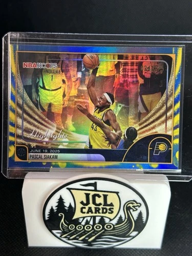 2025-26 Topps NBA Hoops - Highlights Pascal Siakam #265 Blue & Yellow /275