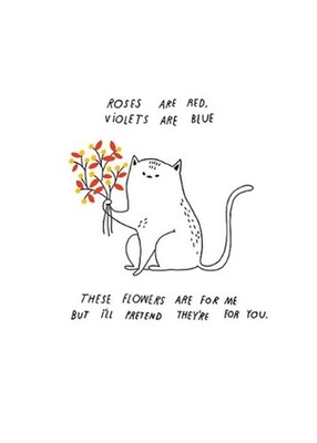 Those Flowers are for Me: 6 Greeting Card Pack by Amber Lotus (English) Cards Bo