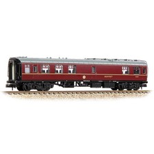 Graham Farish 374-107C N Gauge BR Mk1 RMB Miniature Buffet Coach BR Maroon
