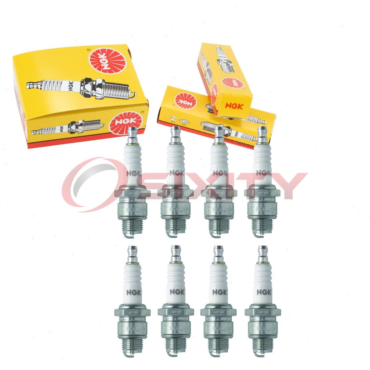 8 pcs NGK Standard Spark Plugs for 1950-1954 Ford Crestline 3.7L 3.9L 4.2L ub
