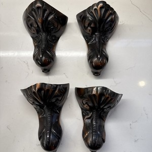 Kingston Brass Tudor Iron Claw NH-1002-2 Tub Feet Oil Rubbed Bronze ~ 4 pc Set