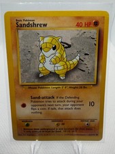 Sandshrew - Base Set - 91/130 - Common - Pokemon Card - Unlimited Edition
