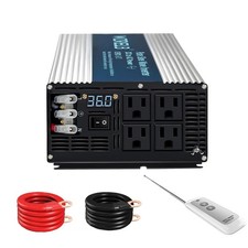 WZRELB 5000W 36VDC to 120VAC Pure Sine Wave Power Inverter RV car remote solar