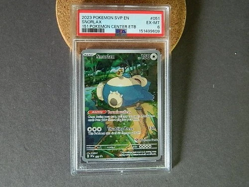 New ListingPokemon Snorlax 151 Pokemon Full Art Promo SVP EN 051 - PSA 6