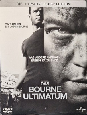 Matt Damon ist JASON BOURNE DAS BOURNE ULTIMATUM  2 Disc Edition DVD Steelbook