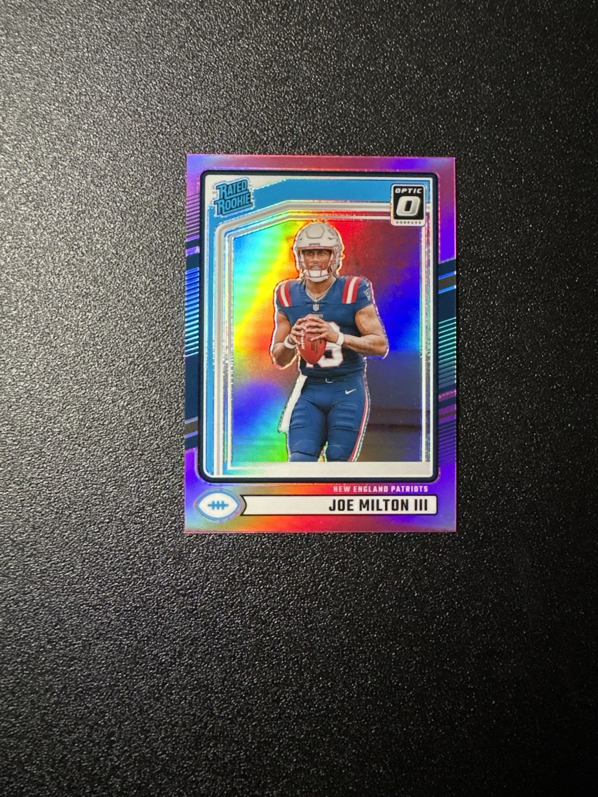 2024 Panini Donruss Joe Milton III Pink Prizm Optic Preview Rated Rookie Cowboys