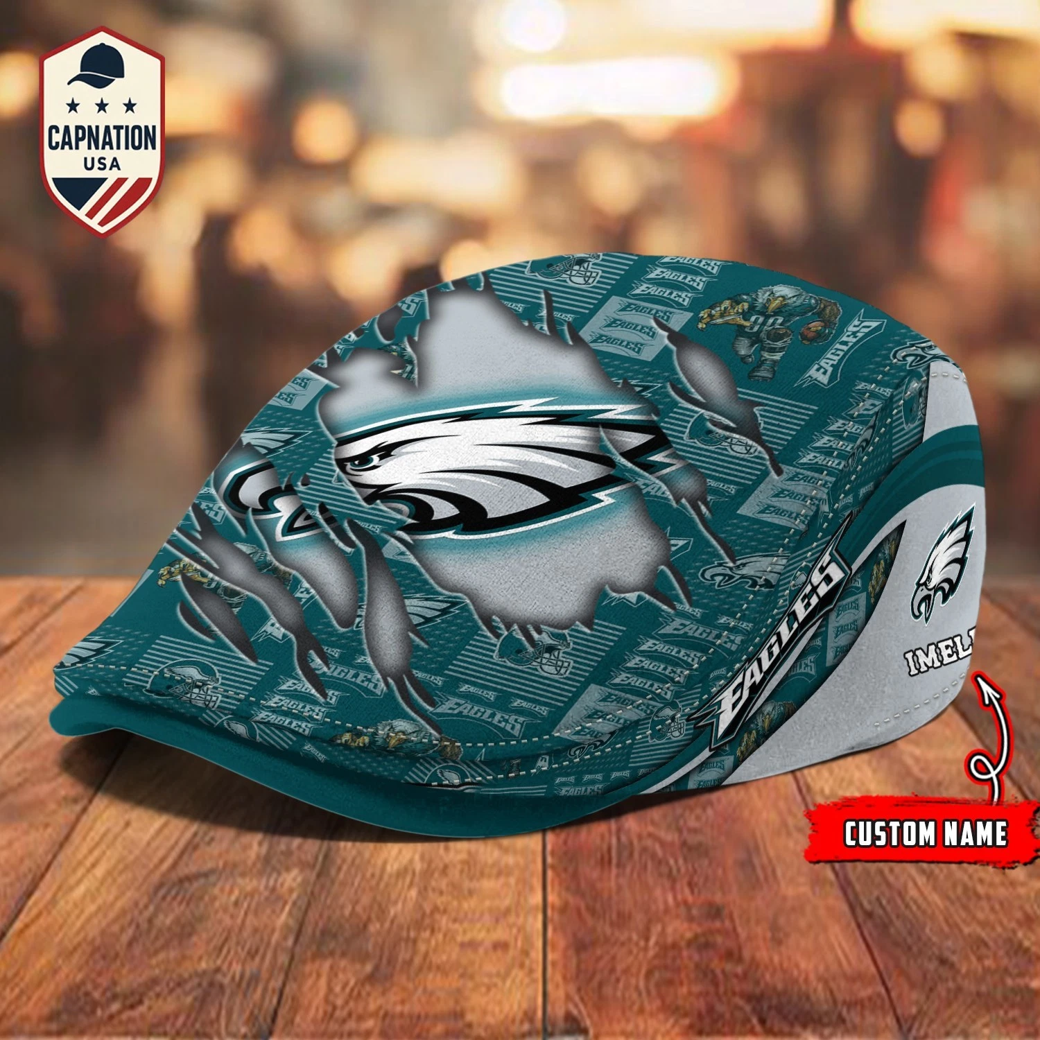 Philadelphia-Eagles Jeff Cap football Newsboy Cap Golf Cap Driving Hat for Men