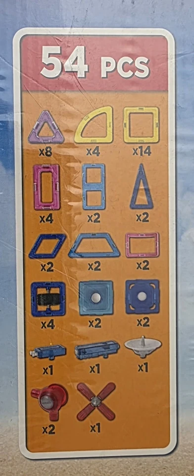 NEW 54 Piece Magformers Transform X Magnetic Design Build Vehicles Sealed - Image 3 of 4