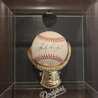 Dodgers Sandy Koufax autographed baseball PSA DNA. With Dodgers display case.