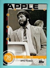 2015 Topps Series 1 #9A APPLE FOUNDED Baseball History Insert
