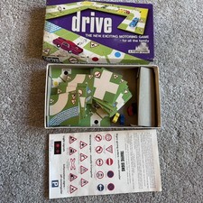 Vintage Drive Game By Pepys Games Motoring Game - missing 1 card. (T)