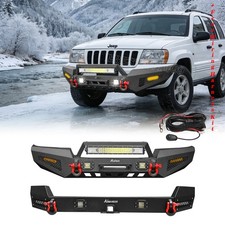 For 1999-2004 Jeep Grand Cherokee Wj Aaiwa New Front Or Rear Bumper Wled Lights