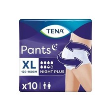 TENA PANTS ASSORBENTI 10 PEZZI NIGHT PLUS XL