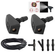 Kit 2 pezzi ugello tergicristallo auto spruzzatore acqua ventola forma tergicristallo 2M