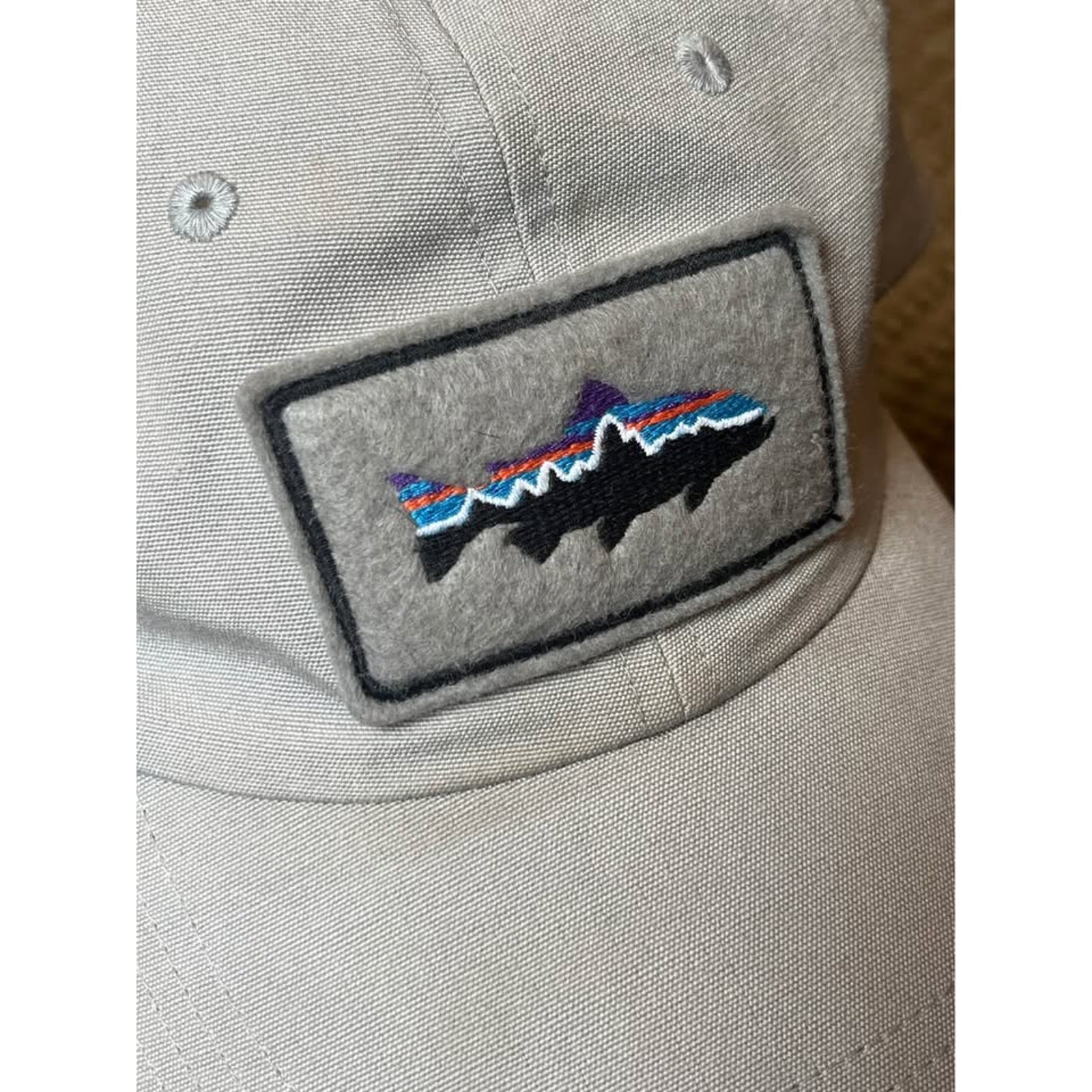 Patagonia adjustable hat with fish patch. OSFM. E… - image 7