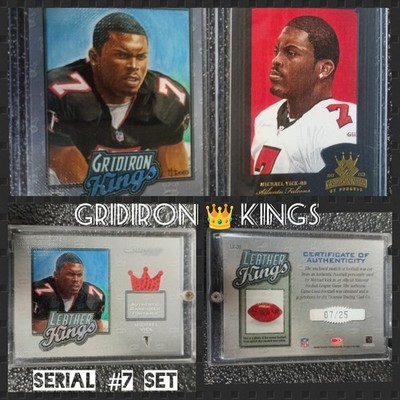 Donruss Gridiron Kings Michael Vick #7/25 Set 