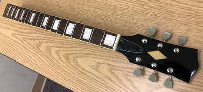 Red Unbranded Single-Cut Import LP Electric Guitar Actual Loaded Neck WO-20783