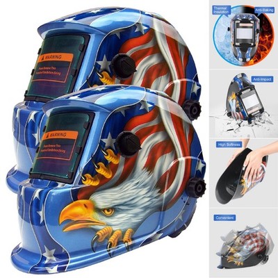 1/2X Schweißhelm Schweißmaske Automatischer Verdunkelung für TIG MIG ARC DHL