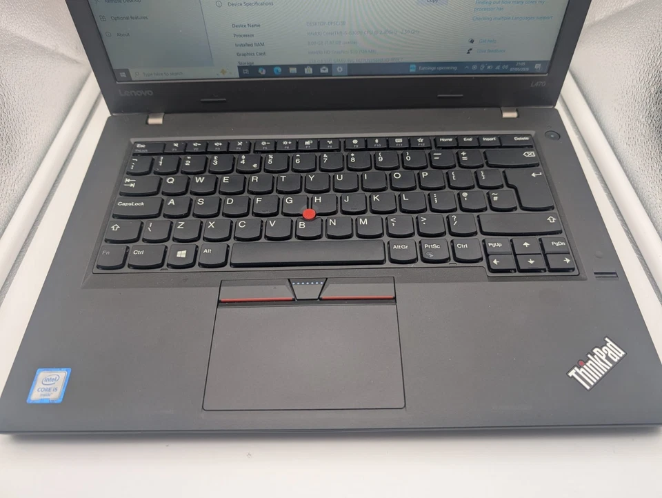 Lenovo ThinkPad L470 · i5-6300U · 8GB · 256GB, photo 4 of 5