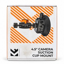 K F Concept 4.5" Camera Suction Cup Mount KF31.100V1  Free 49mm CPL Filter New